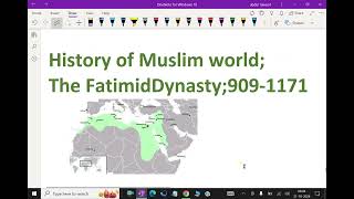 History of Muslim world    The Fatimid Dynasty9091171   64 fatimiddynasty upsc History [upl. by Krys]