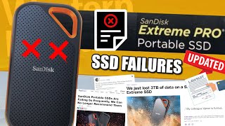 Sandisk Extreme SSD Failures UPDATED  Lawsuits More Data Loss Firmware Issues and Recovery [upl. by Nortyad]