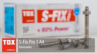 TOX Bolzenanker SFix Pro 1 A4 [upl. by Yecnahc]