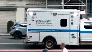 Lennox Health Greenwich Village Ambulance 1803 responding [upl. by Kyte828]