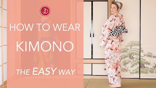 How To Wear Kimono  The EASY Way [upl. by Htebaras880]