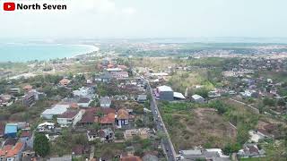 Drone view Jimbaran Uluwatu Bali [upl. by Lainahtan233]