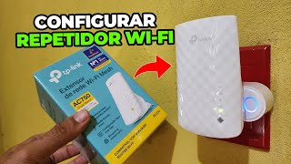 Como configurar Repetidor WiFi TPLink Extensor de rede WiFi [upl. by Daugherty617]