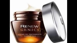 O Que Achei Creme Antiidade Renew Genics Noturno Avon [upl. by Nywroc]