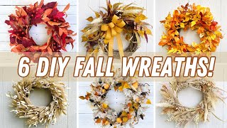 How to make 6 different fall wreaths [upl. by Pelagias]