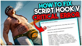 How to Fix Script hook V Critical Error  Using old GTAV exe [upl. by Crisey]