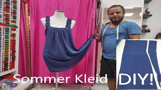 Sommerkleid selber nähen ganz einfach  DIY [upl. by Frederiksen702]