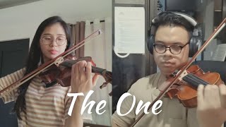 THE ONE  Kodaline  Violin Cover by Justerini and Ryan Monakil [upl. by Agon191]