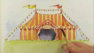 how to paint a circus tent [upl. by Beisel]