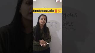 HOMOLOGOUS SERIES ‼️🔥shorts chemistry neetaspirants [upl. by Averat]