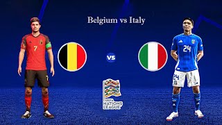 Belgium vs Italy  Nations League 24   Ft De Bruyne  Donnarumma   Highlights [upl. by Ednarb]