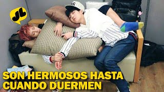 BTS SON TAN TIERNOS DORMIDOS 😍 MOMENTOS DE BTS DURMIENDO [upl. by Neelac]