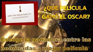 Adivina la película ganadora del Oscar entre las 5 nominadas [upl. by Mosa]