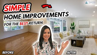 8 Home Renovations for Best ReturnSimple Home Improvements Profitable Home Projects that Add Value [upl. by Ellevart]