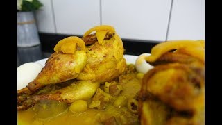 Poulet rôti à la marocaine  Recette traditionnelle [upl. by Nosral214]