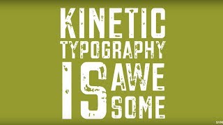 Motion 5 Kinetic Typography [upl. by Ariam]