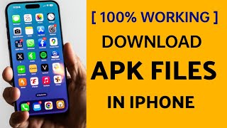 100 Working How To Download APK Files on iPhone  How To Install APK on iOS iOS 174 [upl. by Uolymme]