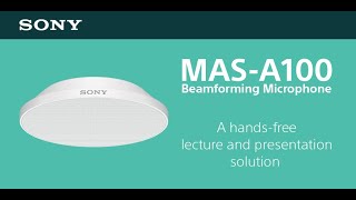 Beamforming Microphone MASA100 Set Up Tutorial [upl. by Neile]