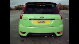 Ford Fiesta Zetec S Mk6 Performance Exhaust by Cobra Sport [upl. by Oster]