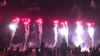 Abingdon Christmas Fireworks 19th December 2020 [upl. by Selokcin270]