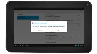 RCA Tablets  Email Setup On Your RCA Tablet Android 41 [upl. by Krasner]