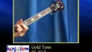 Banjocom video demo of a new Gold Tone PS 250 Plectrum Banjo [upl. by Leifeste]