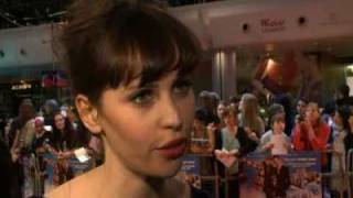 London Premiere Chalet Girl  Felicity Jones Ed Westwick The Fan Carpet [upl. by Dall]