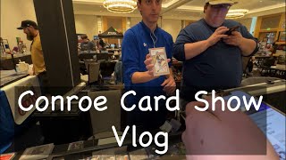 I traded away a Gold CJ Stroud 😬 Conroe Card Show Vlog 🔥🔥💵💵 [upl. by Yedsnil]