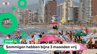 Kindervraag Welk land heeft het langst zomervakantie [upl. by Atinuhs]