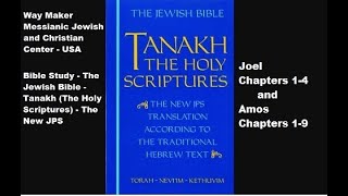 Bible Study  Tanakh The Holy Scriptures The New JPS  Joel 14 and Amos 19 [upl. by Fatsug746]