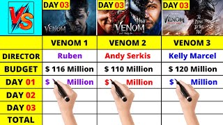 Venom 1 vs Venom 2 Vs Venom 3 Box Office Collection Day 3 Venom the last dance collection Today [upl. by Lougheed14]