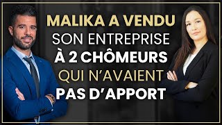 CÉDANTE D’ENTREPRISE  elle vend à 2 CHÔMEURS SANS APPORT [upl. by Einwahr]