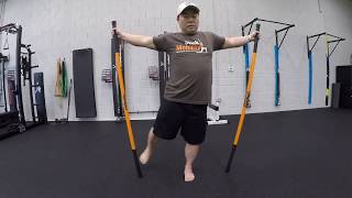 Hips And Lateral Line Stretch Series 2 of 3  Stick Mobility Exercise [upl. by Freddy]