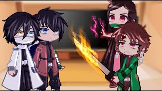 Past Hashiras React To Nezuko And Tanjiro  Kamado Siblings  Demon Slayer  Gacha React [upl. by Stets157]