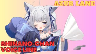 AZUR LANE  Aircraft Carrier Shinanochan Voice Line quot Japanese Audio quot [upl. by Aivatco745]