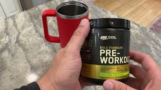 Optimum Nutrition Gold Standard Pre Workout with Creatine Beta Alanine and Caffeine Review [upl. by Vic]