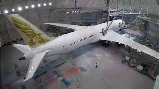 Gulf Air Dreamliner in the making [upl. by Tisbe]