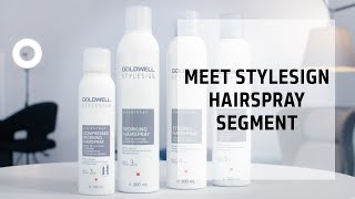 Meet the Hairspray Styling Products  StyleSign  Goldwell Education Plus [upl. by Ursa]