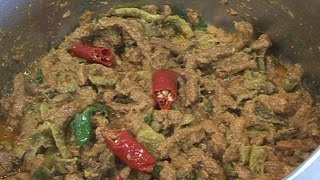 quot Karela Gosht Fry quot Bajias Cooking [upl. by Maud]