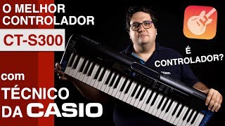 TECLADO CONTROLADOR COM MELHOR CUSTO BENEFÍCIO  CTS200 CTS300 CASIO [upl. by Ntisuj]