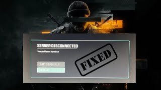 How to Fix Server Disconnected Your Profile Has Been Signed Out Error in Black Ops 6 [upl. by Anelis]