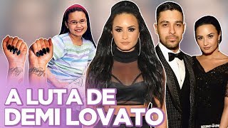 O QUE ACONTECEU COM DEMI LOVATO BULLYING VICIO FAMA AUTOESTIMA  Foquinha [upl. by Nnylarat]