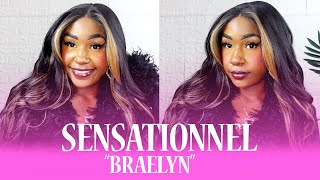 Sensationnel Cloud9 What Lace Synthetic 13X6 HD Lace Front Wig  BRAELYN EBONYLINECOM [upl. by Ainit]