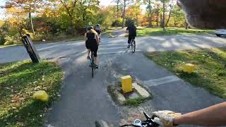 Cruising through the North Branch Trail in Autumn Chicago 102222 [upl. by Siuqaj]