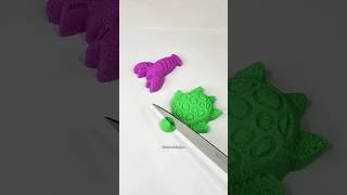 CUTTING🦞🐢KINETIC SAND ASMR That Will Blow Your Mindshorts satisfyingkinetic kineticsand asmr [upl. by Elauqsap]