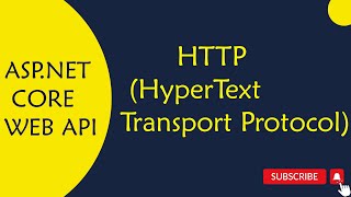 ASPNET Core WEB API  7 HTTP HyperText Transport Protocol in Telugu [upl. by Ariem]