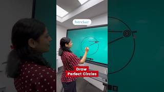 Interactive Flat Panel 65 Inch Smart Board  How To Use Smart Board Compass  Math Tools [upl. by Cumine]