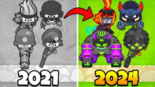 So I used the BEST strategy from 2021 in 2024 Bloons TD Battles 2 [upl. by Valdemar]