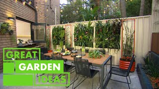 RenterFriendly Courtyard Makeover  GARDEN  Great Home Ideas [upl. by Esil]