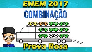 Combinação Com Repetição Enem Questão 136 segunda explicação 2017 Prova Rosa Gabarito Matemática [upl. by Rust]